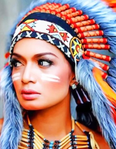 Native Woman Paint By Numbers