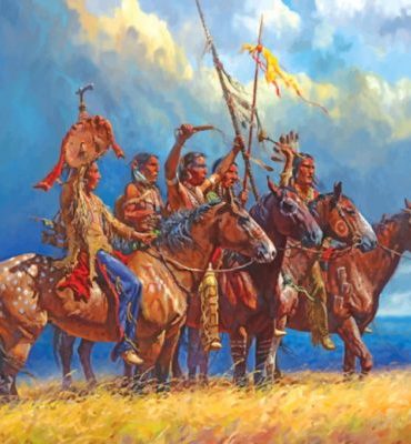 Indian Horse Paint By Numbers