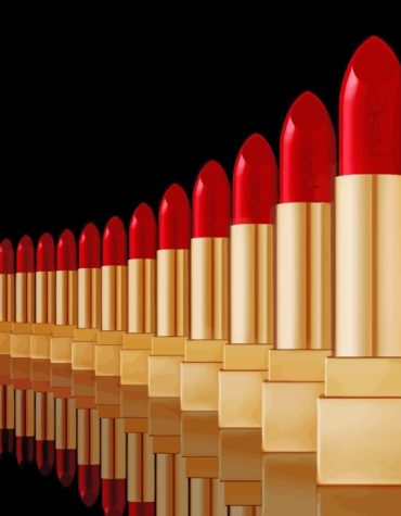Red Lipstick Shades Paint By Numbers