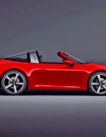 Red Porsche Icon Paint By Numbers