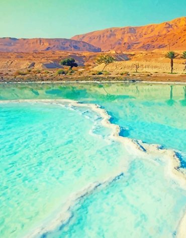 Red Sea Beach Landscape Paint By Numbers