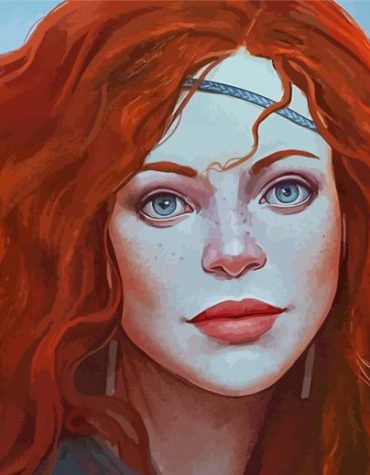 Redhead Beauty Paint By Numbers