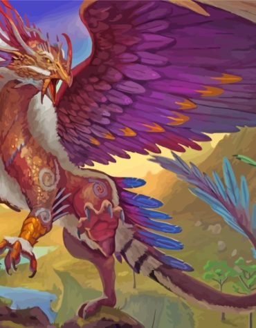 Fantasy Griffin Paint By Numbers