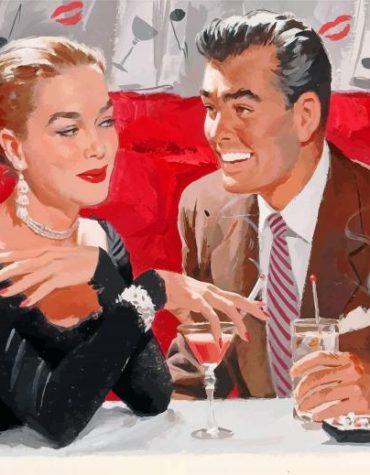 Aesthetic Vintage Couple Paint By Numbers