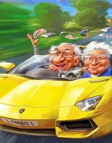 Love and Lamborghini Paint By Numbers