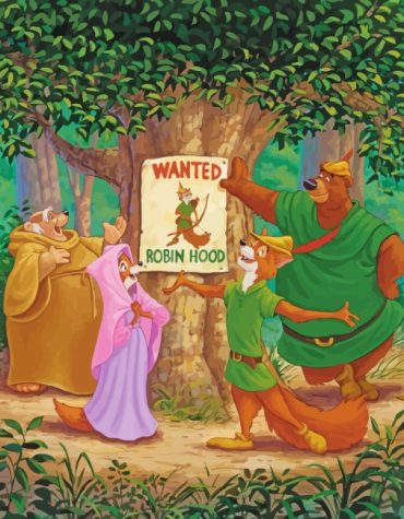 Robin Hood Adventure Paint By Numbers