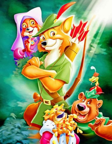 Robin Hood Disney Adventure Paint By Numbers