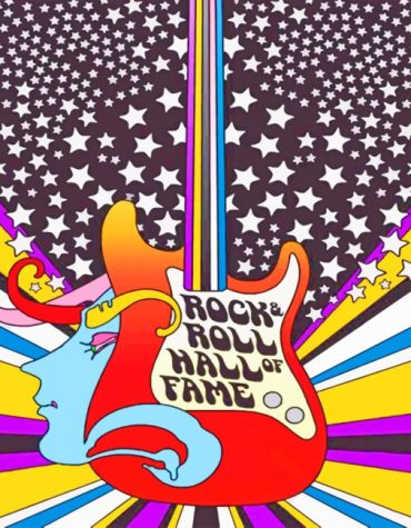 Abstract Rock Guitar Paint By Numbers