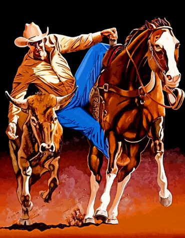 Rodeo Cowboy Adventure Paint By Numbers