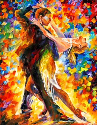 Romantic Dance Theme Paint By Numbers
