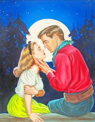 Romantic Moonlit Date Paint By Numbers