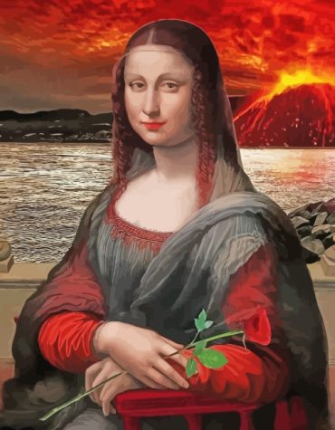 Romantic Woman Mona Lisa Paint By Numbers