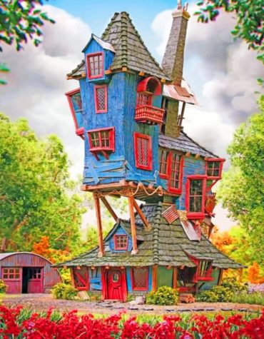 Harry Potter Magic House Paint By Numbers