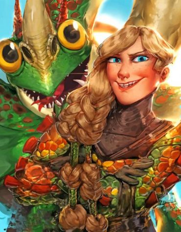 Ruffnut And Barf Animation Paint By Numbers