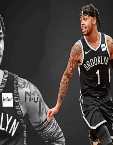 Brooklyn Nets Basketball Paint By Numbers
