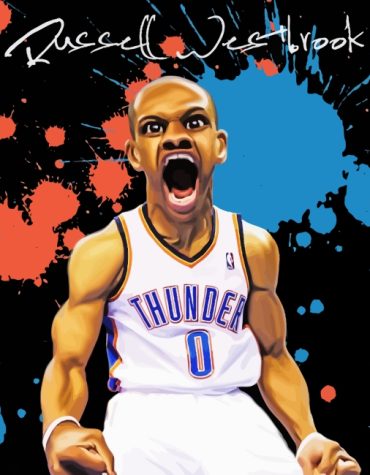 Basketball Star Russell Westbrook Paint By Numbers