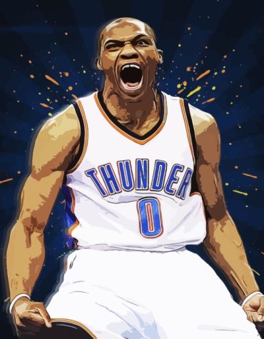 Russell Westbrook Basketball Paint By Numbers