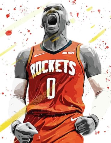 Basketball Star Russell Westbrook Paint By Numbers