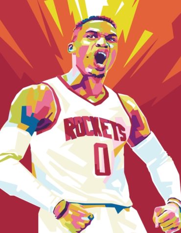 Colorful Russell Westbrook Sports Paint By Numbers