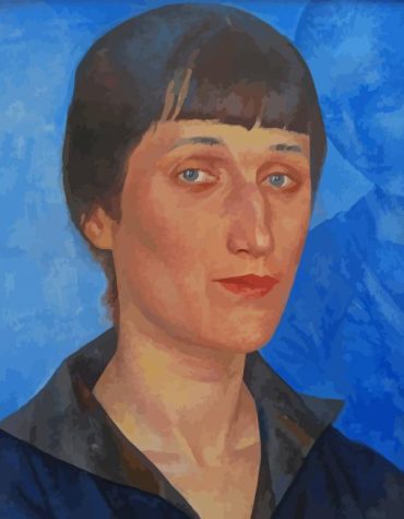 Anna Akhmatova Russian Poet Paint By Numbers