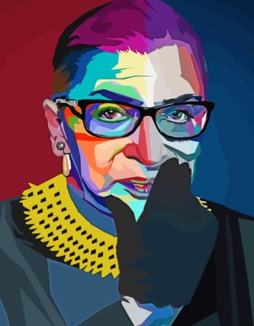 Ruth Bader Ginsburg Pop Art Paint By Numbers