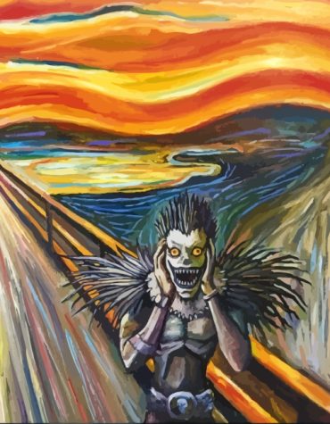 Anime Shinigami Scream Paint By Numbers