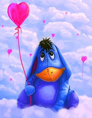 Eeyore Donkey Painting Paint By Numbers