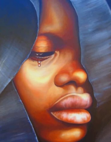 Emotional African Girl Paint By Numbers
