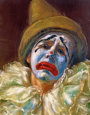 Sad Clown Tears Paint By Numbers