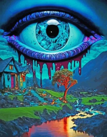 Melancholic Eye Fantasy Paint By Numbers