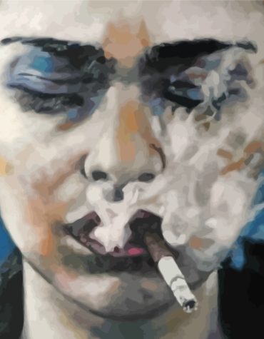 Smoking Woman Paint By Numbers