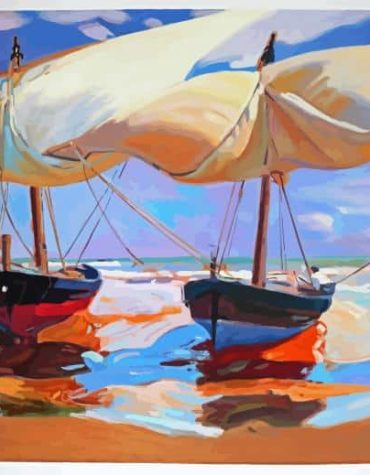 Sorolla Sailing Boats Paint By Numbers