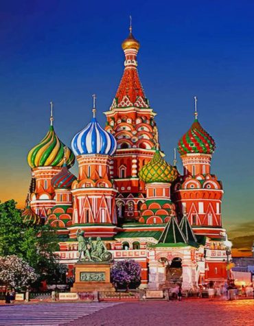 Saint Basils Moscow Paint By Numbers