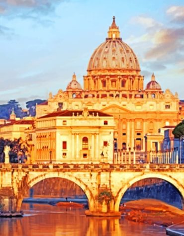 Vatican's Saint Peter Paint By Numbers