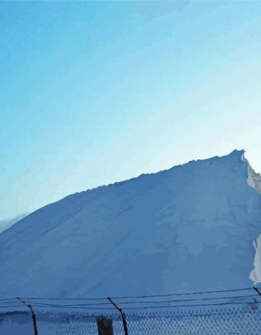 Salt Mountain Landscape Paint By Numbers