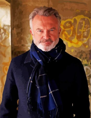 Sam Neill Movie Star Paint By Numbers