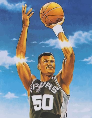 David Robinson San Antonio Spurs Paint By Numbers