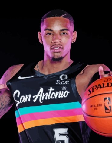 San Antonio Spurs Basketball Paint By Numbers