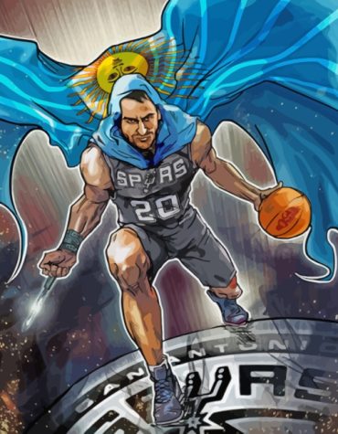San Antonio Spurs Basketball Paint By Numbers