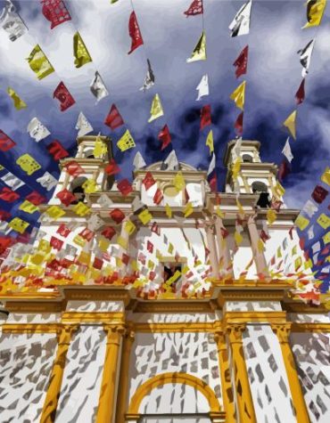 San Cristobal Mexico Cityscape Paint By Numbers