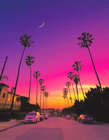 Sunset in San Diego Paint By Numbers