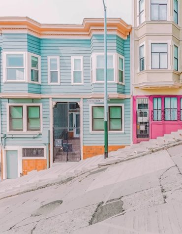 Colorful San Francisco Streets Paint By Numbers