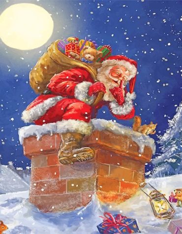 Santa Christmas Paint By Numbers