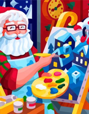 Santa Claus Christmas Paint By Numbers