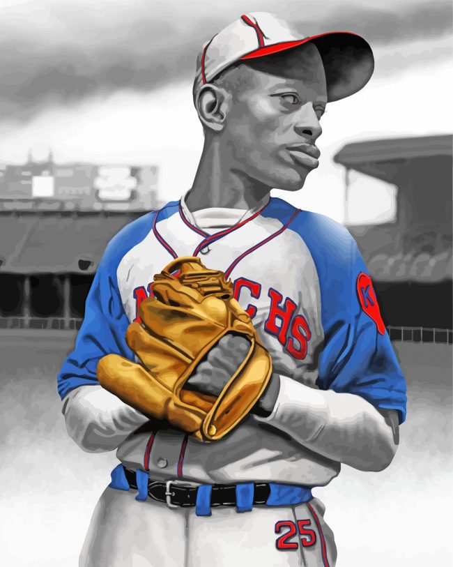 Satchel Paige Baseball Legend Paint By Numbers