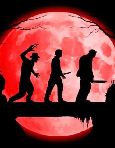 Scary Halloween Silhouette Paint By Numbers