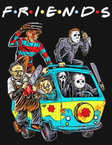 Horror Legends Halloween Paint By Numbers