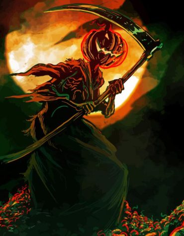 Halloween Monster Pumpkin Night Paint By Numbers