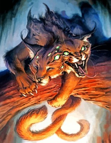 Fantasy Monster Paint By Numbers