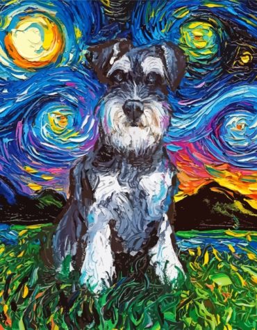 Schnauzer Dog Paint By Numbers